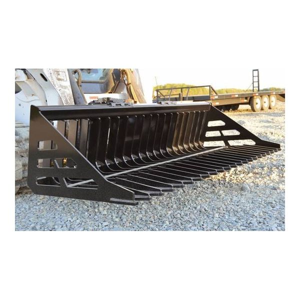 Loflin Fabrication Skid Steer Rock Bucket