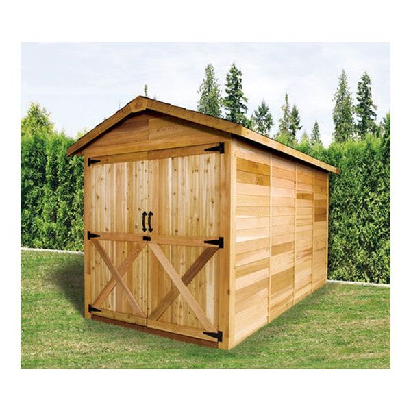 Cedarshed Best Large Shed Kits for Lawn Mower & Motorcycle Storage
