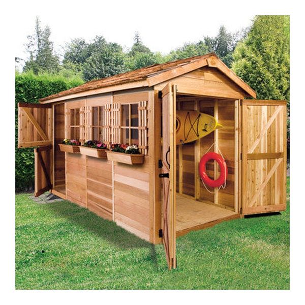 Cedarshed Boathouse | Canoe, Paddle Board & Kayak Storage Shed Kits for sale