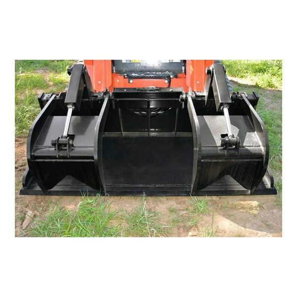 Loflin Fabrication Extra Heavy Duty (XHD) Skid Steer Grapple Bucket
